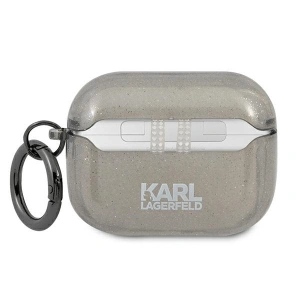 Buy Karl Lagerfeld KLAPUKHGK Apple AirPods Pro cover black Glitter Karl`s Head - KLD654BLK - {ean13} - Home Screen Store Europe