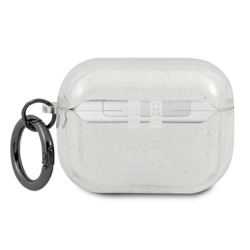 Kup Etui Karl Lagerfeld KLAPUKHGS Apple AirPods Pro cover srebrny/silver Glitter Karl`s Head - KLD656SLV - {ean13} - Sklep Home Screen
