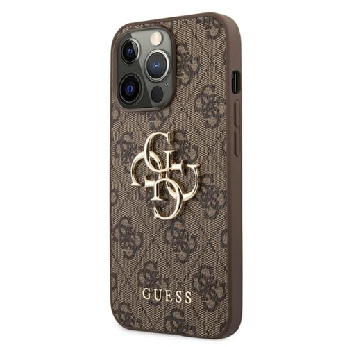 Kup Etui Guess GUHCP13L4GMGBR Apple iPhone 13 Pro brązowy/brown hardcase 4G Big Metal Logo - GUE1297BR - {ean13} - Sklep Home Screen