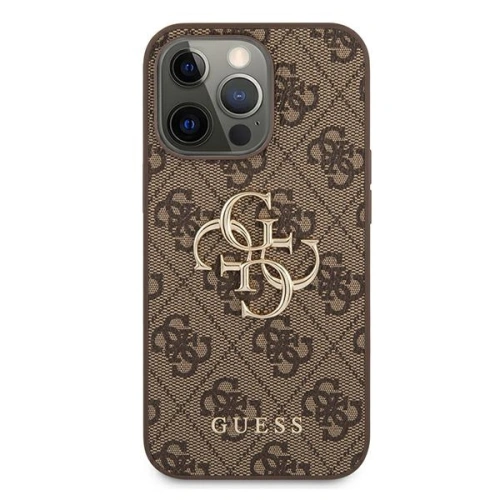 Kup Etui Guess GUHCP13L4GMGBR Apple iPhone 13 Pro brązowy/brown hardcase 4G Big Metal Logo - GUE1297BR - {ean13} - Sklep Home Screen