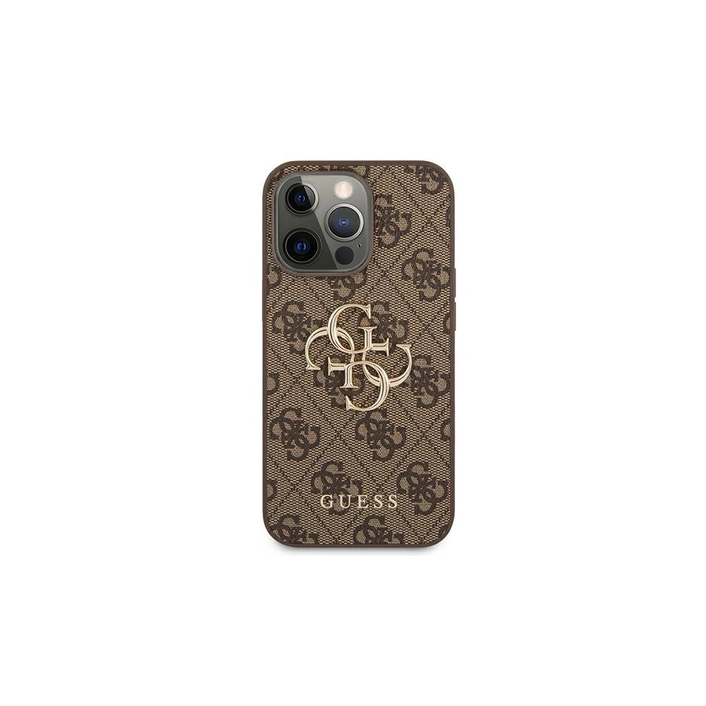 Etui Guess GUHCP13L4GMGBR Apple iPhone 13 Pro brązowy/brown hardcase 4G Big Metal Logo