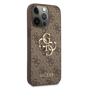 Etui Guess GUHCP13L4GMGBR Apple iPhone 13 Pro barna/brown hardcase 4G Big Metal Logo