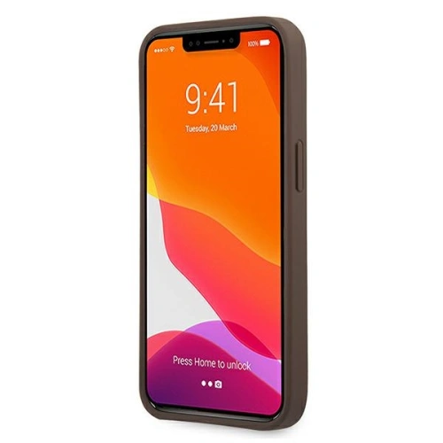 Kup Etui Guess GUHCP13L4GMGBR Apple iPhone 13 Pro hnědý/brown hardcase 4G Big Metal Logo - GUE1297BR - {ean13} - Sklep Home Screen