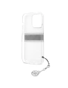 Kup Etui Guess GUHCP13LKB4GGR Apple iPhone 13 Pro Transparent hardcase 4G Grey Strap Charm - GUE1300CL - {ean13} - Sklep Home Screen