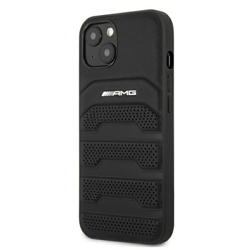 Kup Etui Mercedes AMG AMHCP13MGSEBK Apple iPhone 13 fekete/hardcase bőr debossed vonalakkal - MRS028BLK - {ean13} - Sklep Home Screen