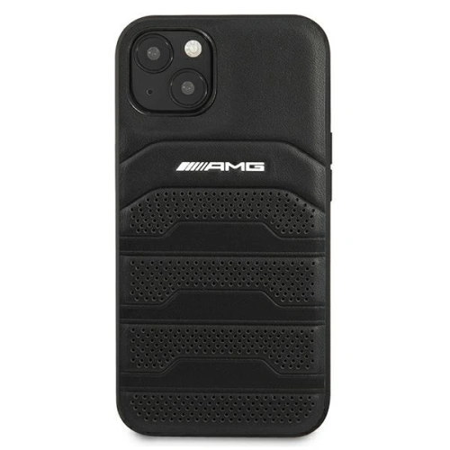 Kup Etui Mercedes AMG AMHCP13MGSEBK Apple iPhone 13 fekete/hardcase bőr debossed vonalakkal - MRS028BLK - {ean13} - Sklep Home Screen