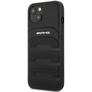 Kup Case Mercedes AMG AMHCP13SGSEBK Apple iPhone 13 mini schwarz/black hardcase Leder mit geprägten Linien - MRS029BLK - {ean13} - Sklep Home Screen