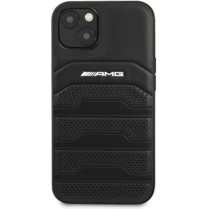 Kup Case Mercedes AMG AMHCP13SGSEBK Apple iPhone 13 mini schwarz/black hardcase Leder mit geprägten Linien - MRS029BLK - {ean13} - Sklep Home Screen