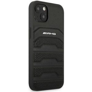 Kup Case Mercedes AMG AMHCP13SGSEBK Apple iPhone 13 mini schwarz/black hardcase Leder mit geprägten Linien - MRS029BLK - {ean13} - Sklep Home Screen