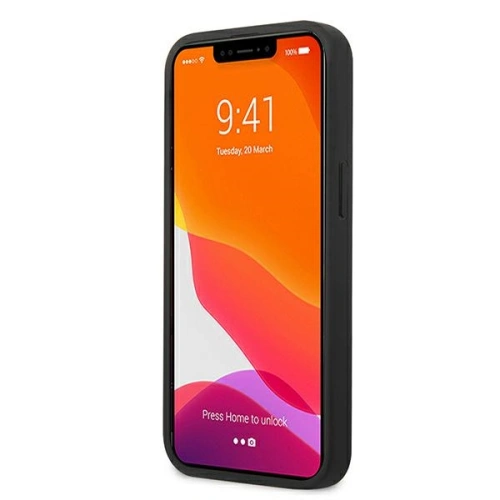Kup Case Mercedes AMG AMHCP13SGSEBK Apple iPhone 13 mini schwarz/black hardcase Leder mit geprägten Linien - MRS029BLK - {ean13} - Sklep Home Screen