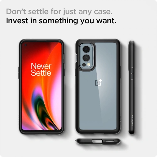 Kup Etui Spigen Ultra Hybrid OnePlus Nord 2 5G Matná černá - SPN1893BLK - {ean13} - Sklep Home Screen
