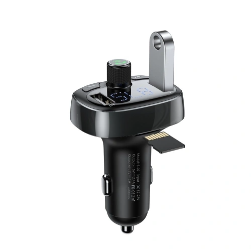 Kup Baseus FM transmitter s Bluetooth USB microSD (černý) - BSU051BLK - {ean13} - Sklep Home Screen