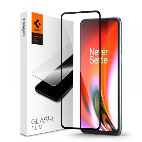 Kup Gehärtetes Glas Spigen GLAS.tR Slim OnePlus Nord 2 5G/CE 5G Schwarz - SPN1896 - {ean13} - Sklep Home Screen