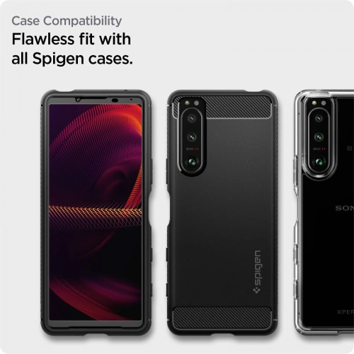 Kup Szkło hartowane Spigen GLAS.tR Slim AlignMaster Sony Xperia 5 III Black - SPN1897BLK - {ean13} - Sklep Home Screen