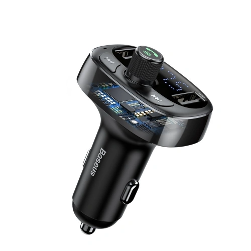 Kup Baseus FM transmitter s Bluetooth USB microSD (černý) - BSU051BLK - {ean13} - Sklep Home Screen