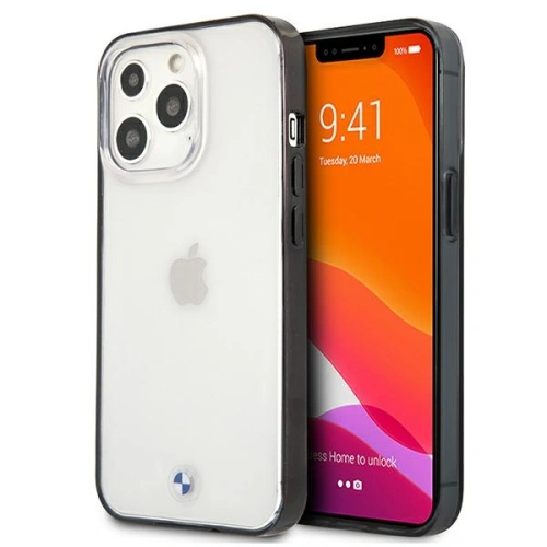 Buy BMW BMHCP13XPCUMRBK Apple iPhone 13 Pro Max transparent hardcase Signature Collection - BMW224CL - {ean13} - Home Screen Store Europe
