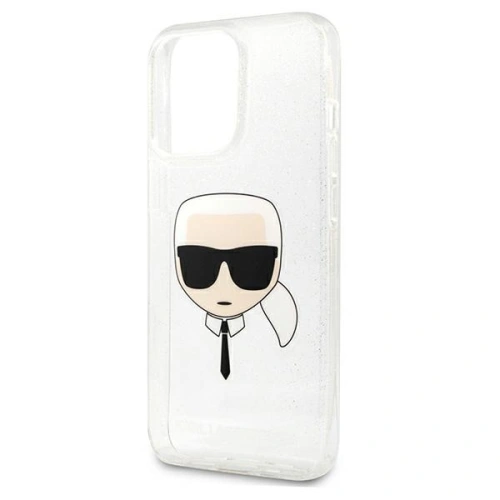 Kup Etui Karl Lagerfeld KLHCP13LKHTUGLS Apple iPhone 13 Pro ezüst/silver kemény tok Glitter Karl feje - KLD662SLV - {ean13} - Sklep Home Screen
