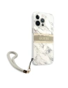Buy Guess GUHCP13LKMABGR Apple iPhone 13 Pro grey hardcase Marble Strap Collection - GUE1301GRY - {ean13} - Home Screen Store Europe