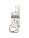 Buy Guess GUHCP13LKMABGR Apple iPhone 13 Pro grey hardcase Marble Strap Collection - GUE1301GRY - {ean13} - Home Screen Store Europe