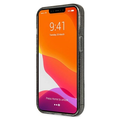 Kup Case Guess GUHCP13LPCUGL4GBK Apple iPhone 13 Pro schwarz/black hard case Glitter 4G Big Logo - GUE1303BLK - {ean13} - Sklep Home Screen