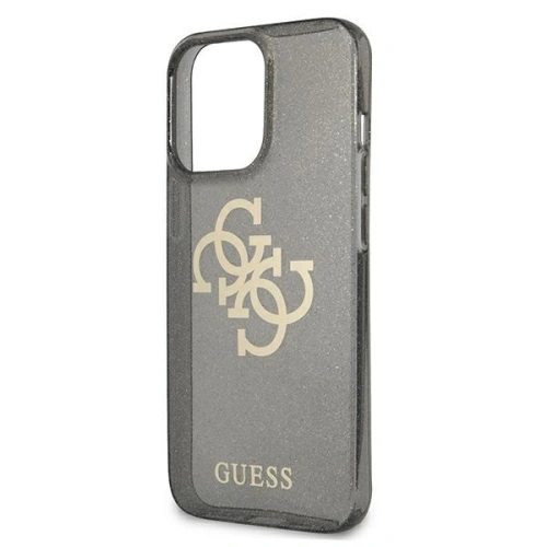 Kup Case Guess GUHCP13LPCUGL4GBK Apple iPhone 13 Pro schwarz/black hard case Glitter 4G Big Logo - GUE1303BLK - {ean13} - Sklep Home Screen