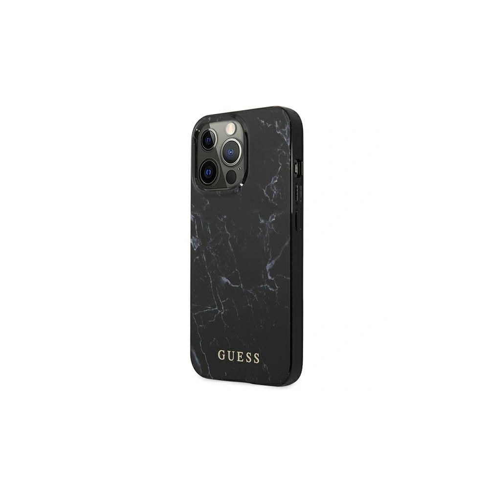 Etui Guess GUHCP13LPCUMABK Apple iPhone 13 Pro czarny/black hardcase Marble
