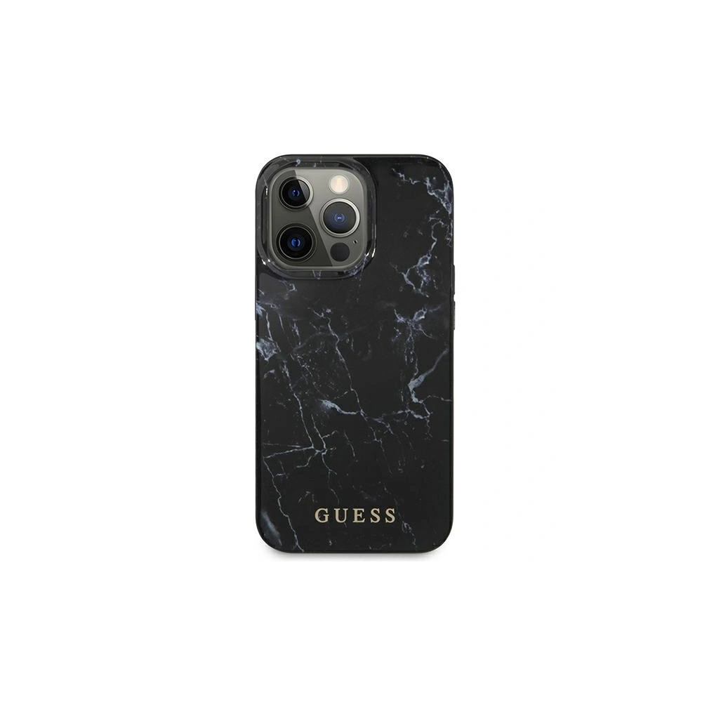 Etui Guess GUHCP13LPCUMABK Apple iPhone 13 Pro czarny/black hardcase Marble