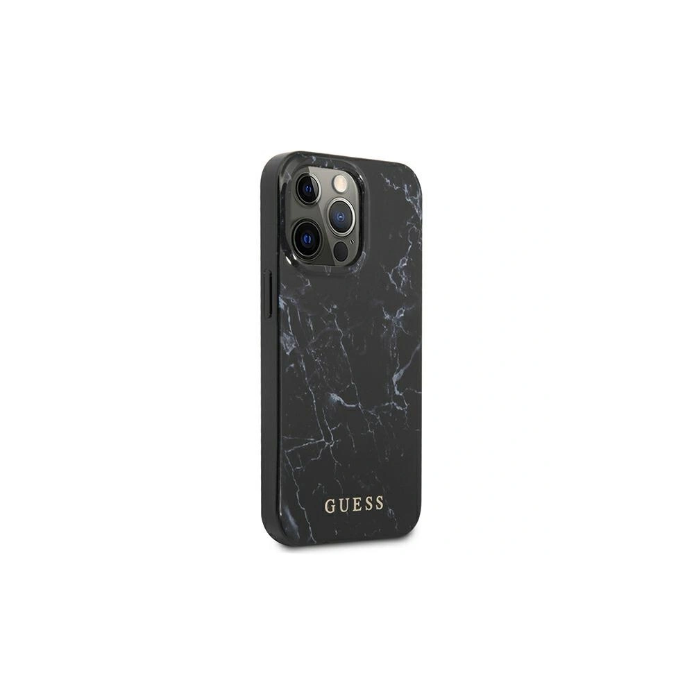 Etui Guess GUHCP13LPCUMABK Apple iPhone 13 Pro czarny/black hardcase Marble