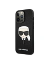 Kup Etui Karl Lagerfeld KLHCP13LSAKHBK Apple iPhone 13 Pro negru/black hardcase Saffiano Ikonik Karl`s Head - KLD663BLK - {ean13} - Sklep Home Screen