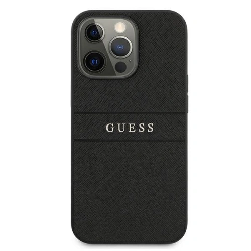 Kup Etui Guess GUHCP13LPSASBBK Apple iPhone 13 Pro černý/black Saffiano Strap - GUE1307BLK - {ean13} - Sklep Home Screen