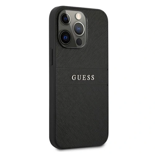 Kup Etui Guess GUHCP13LPSASBBK Apple iPhone 13 Pro černý/black Saffiano Strap - GUE1307BLK - {ean13} - Sklep Home Screen