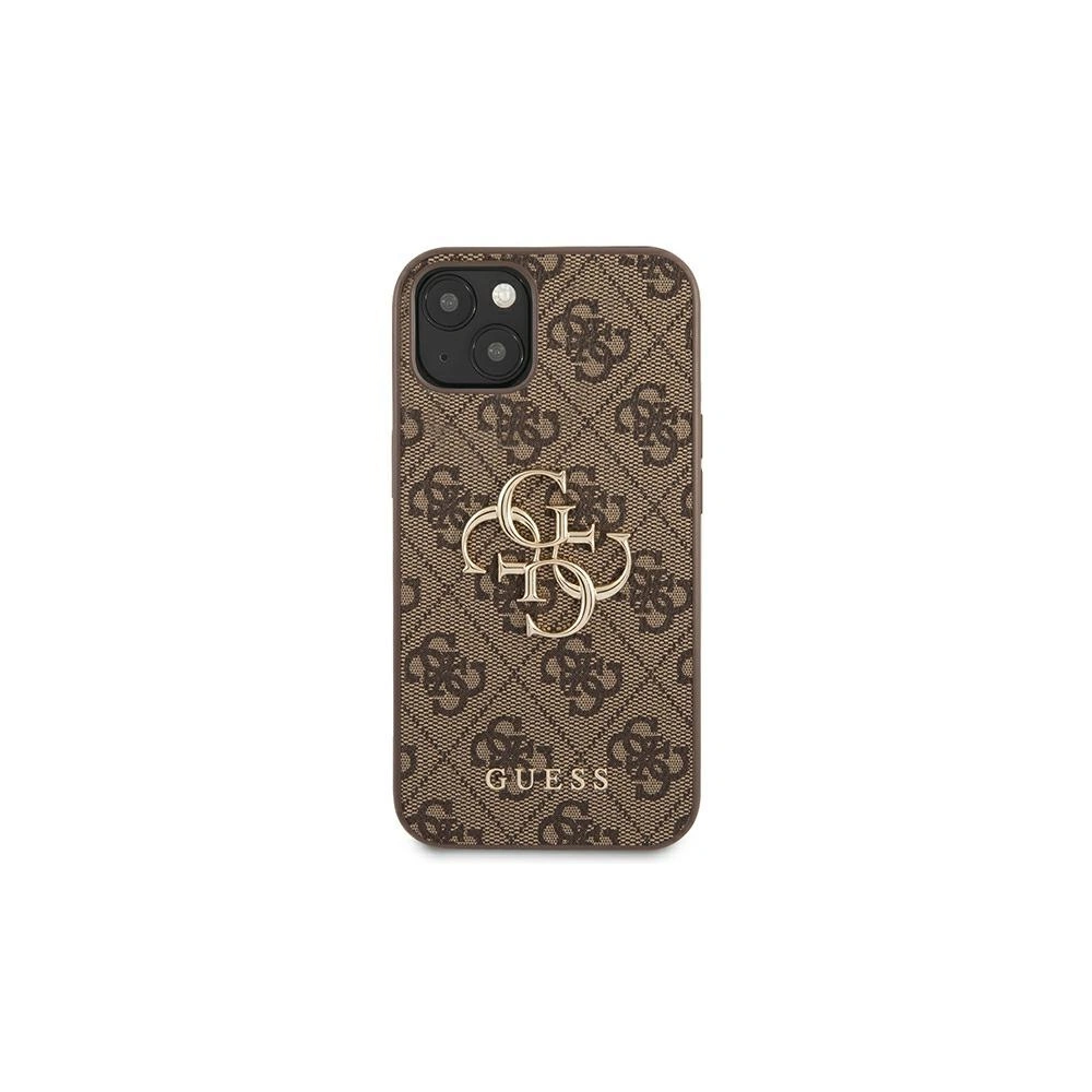 Etui Guess GUHCP13M4GMGBR Apple iPhone 13 brązowy/brown hardcase 4G Big Metal Logo