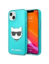 Etui Karl Lagerfeld KLHCP13MCHTRB Apple iPhone 13 niebieski/blue hardcase Glitter Choupette Fluo