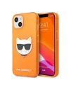 Etui Karl Lagerfeld KLHCP13MCHTRO Apple iPhone 13 portocalie/orange hardcase Glitter Choupette Fluo