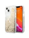 Etui Guess GUHCP13MGLHFLGO Apple iPhone 13 arany/złoty kemény tok Glitter Charms
