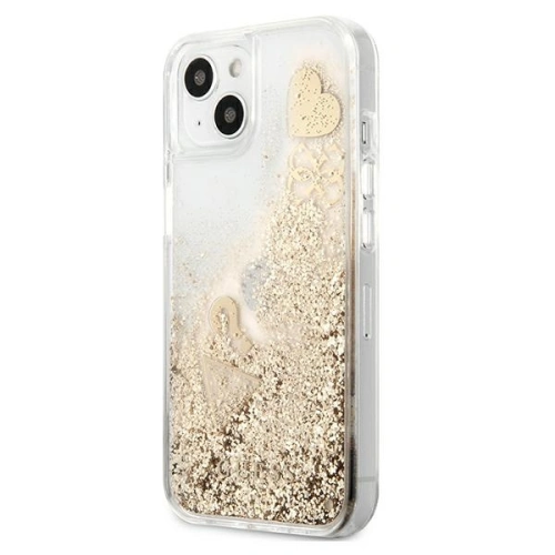 Kup Etui Guess GUHCP13MGLHFLGO Apple iPhone 13 gold/złoty hardcase Glitter Charms - GUE1312GLD - {ean13} - Sklep Home Screen