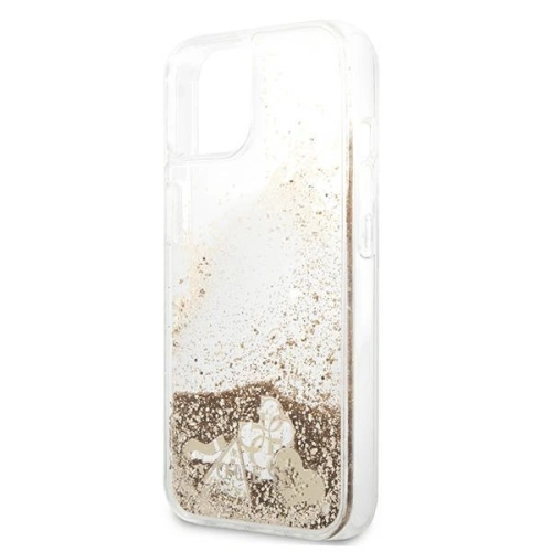 Kup Etui Guess GUHCP13MGLHFLGO Apple iPhone 13 gold/złoty hardcase Glitter Charms - GUE1312GLD - {ean13} - Sklep Home Screen