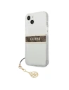 Kup Etui Guess GUHCP13MKB4GBR Apple iPhone 13 Átlátszó kemény tok 4G Barna pánt charm - GUE1313CL - {ean13} - Sklep Home Screen