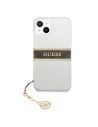 Kup Etui Guess GUHCP13MKB4GBR Apple iPhone 13 Átlátszó kemény tok 4G Barna pánt charm - GUE1313CL - {ean13} - Sklep Home Screen