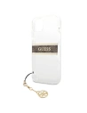 Kup Etui Guess GUHCP13MKB4GBR Apple iPhone 13 Átlátszó kemény tok 4G Barna pánt charm - GUE1313CL - {ean13} - Sklep Home Screen