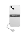 Kup Case Guess GUHCP13MKB4GGR Apple iPhone 13 Transparent Hardcase 4G Graues Strap Charm - GUE1314CL - {ean13} - Sklep Home Screen