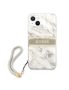 Kup Case Guess GUHCP13MKMABGR Apple iPhone 13 grau/hardcase Marble Strap Collection - GUE1315GRY - {ean13} - Sklep Home Screen