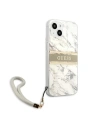 Kup Case Guess GUHCP13MKMABGR Apple iPhone 13 grau/hardcase Marble Strap Collection - GUE1315GRY - {ean13} - Sklep Home Screen