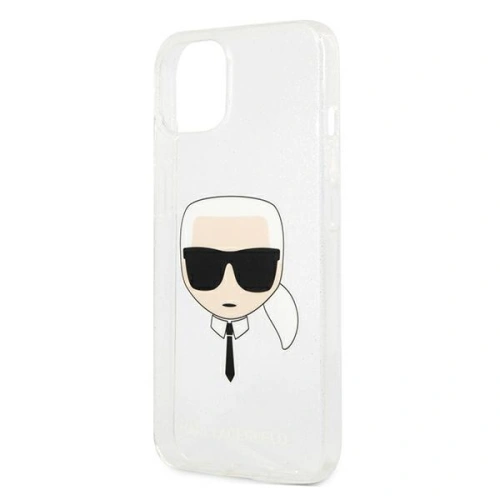 Kup Case Karl Lagerfeld KLHCP13MKHTUGLS Apple iPhone 13 silber/hardcase Glitter Karl`s Head - KLD673SLV - {ean13} - Sklep Home Screen