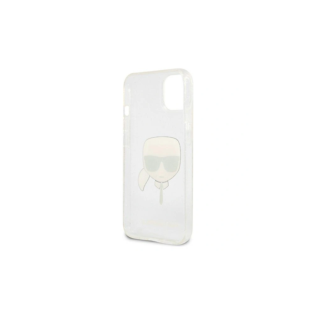 Etui Karl Lagerfeld KLHCP13MKHTUGLS Apple iPhone 13 srebrny/silver hardcase Glitter Karl`s Head