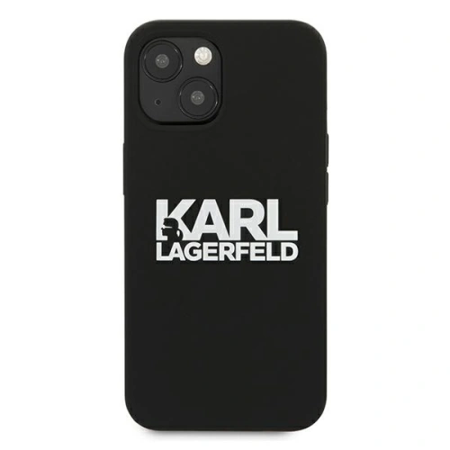 Kup Etui Karl Lagerfeld KLHCP13MSLKLRBK Apple iPhone 13 Silicone Stack Logo negru/black - KLD675BLK - {ean13} - Sklep Home Screen