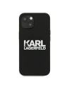 Kup Etui Karl Lagerfeld KLHCP13MSLKLRBK Apple iPhone 13 Silicone Stack Logo negru/black - KLD675BLK - {ean13} - Sklep Home Screen