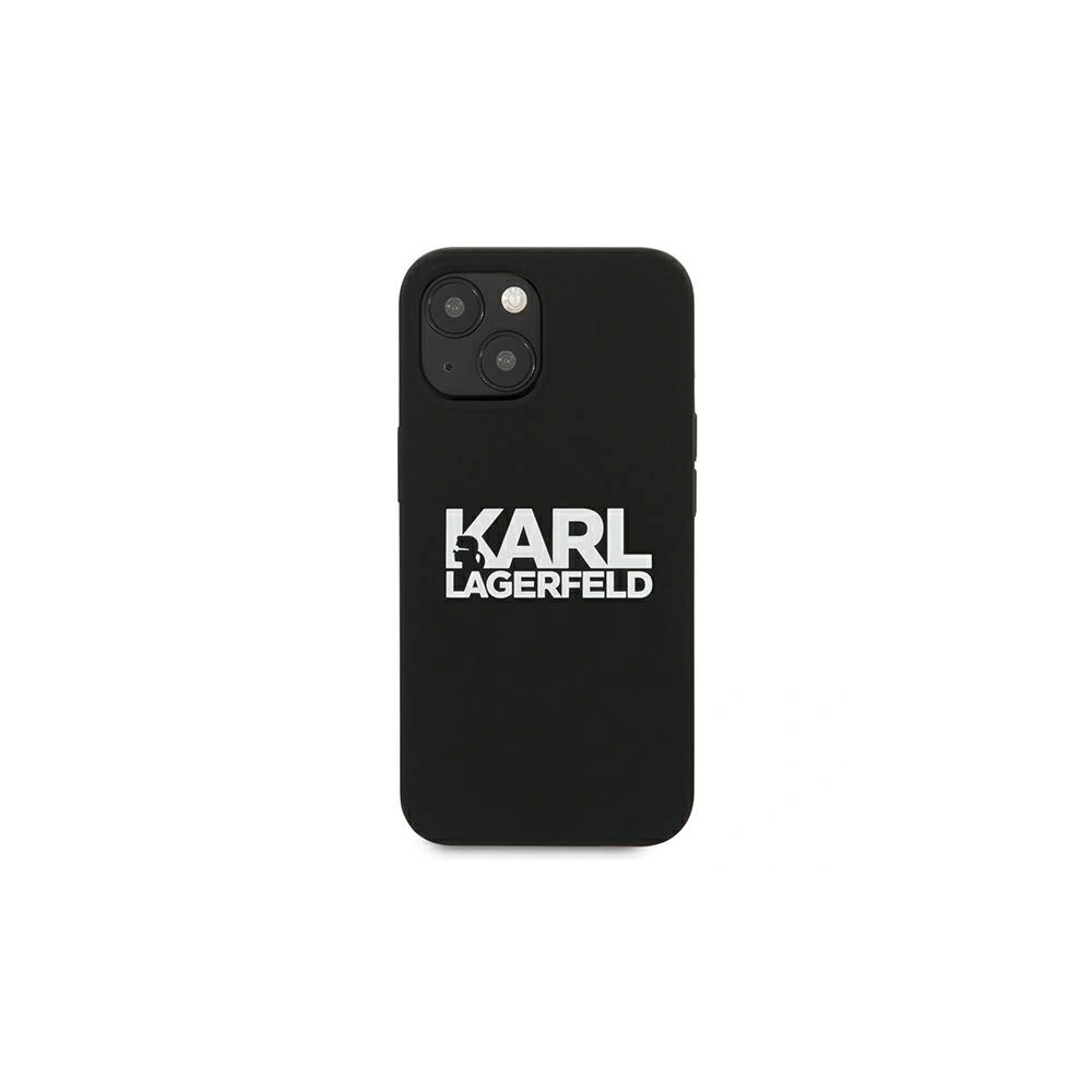 Etui Karl Lagerfeld KLHCP13MSLKLRBK Apple iPhone 13 Silicone Stack Logo czarny/black