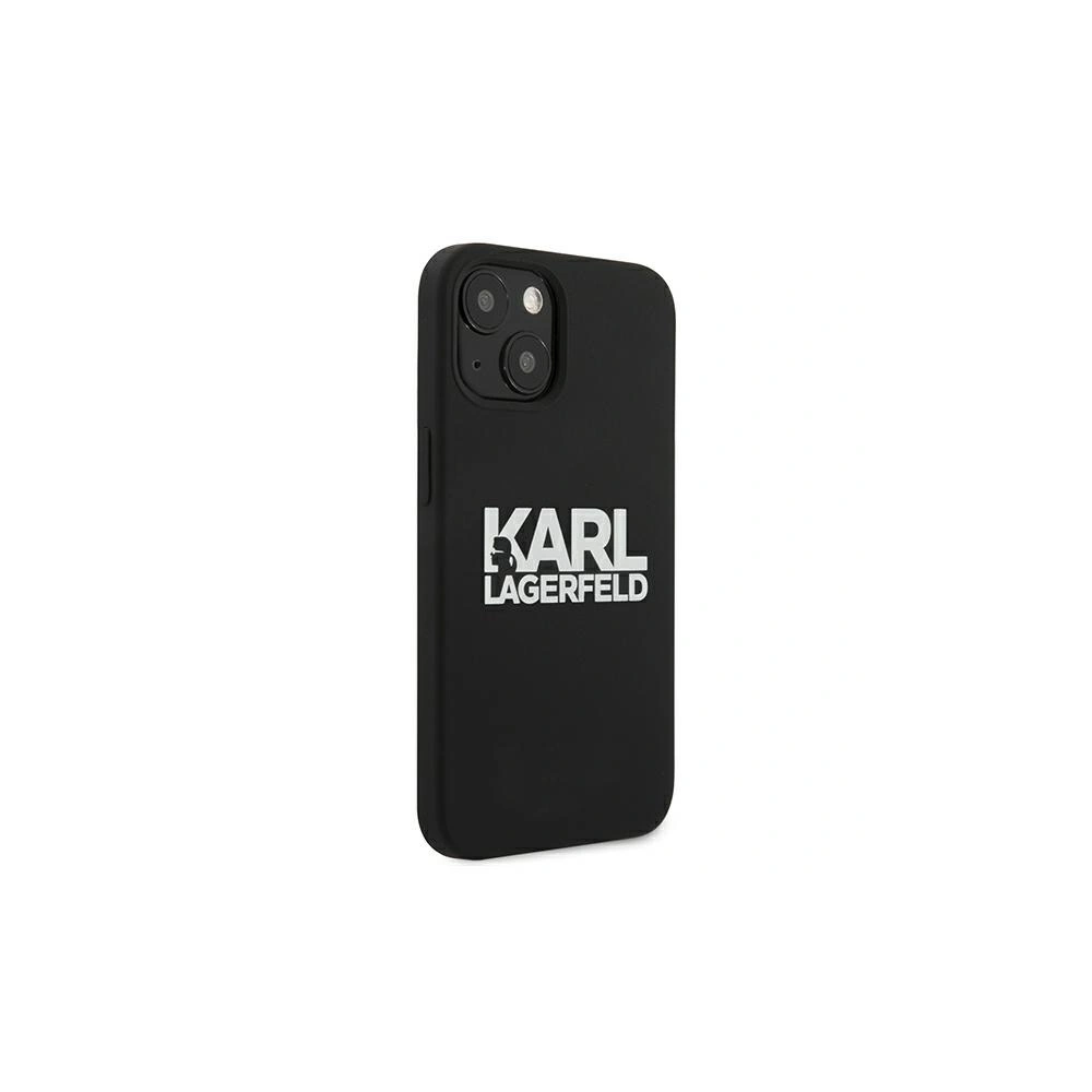 Etui Karl Lagerfeld KLHCP13MSLKLRBK Apple iPhone 13 Silicone Stack Logo czarny/black