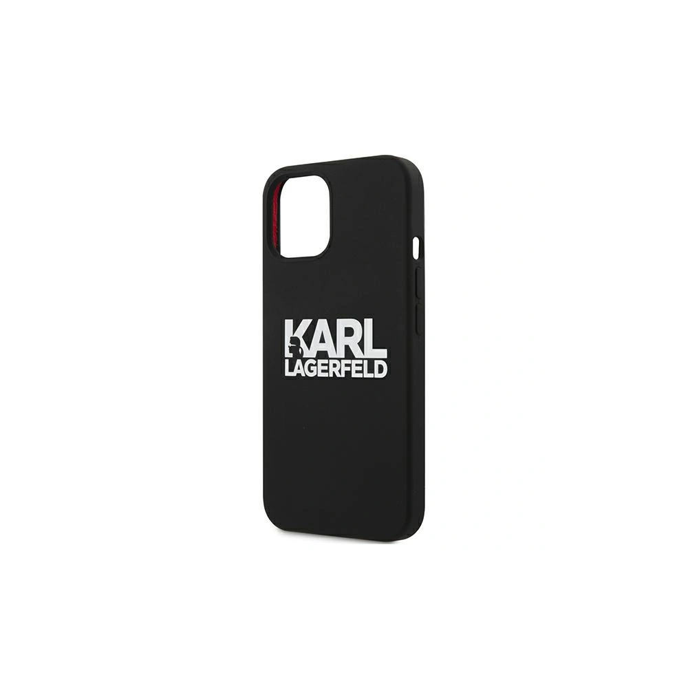 Etui Karl Lagerfeld KLHCP13MSLKLRBK Apple iPhone 13 Silicone Stack Logo czarny/black